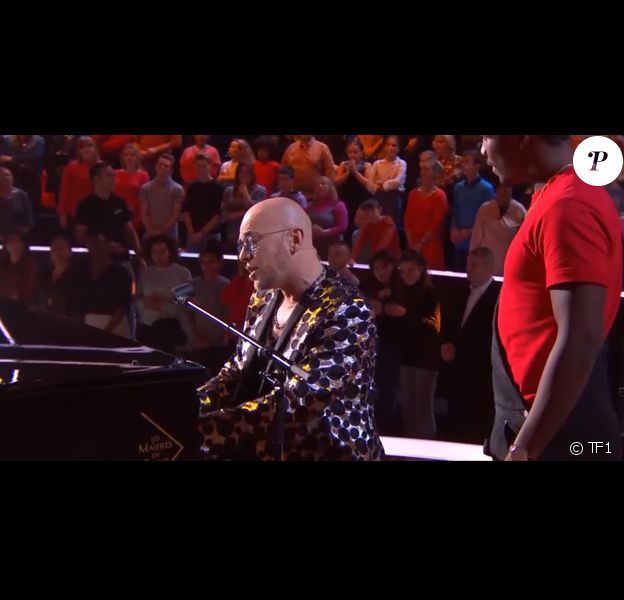 Tom et Pascal Obispo - Extrait de l'émission "The Voice" diffusée samedi 8 février 2020, TF1