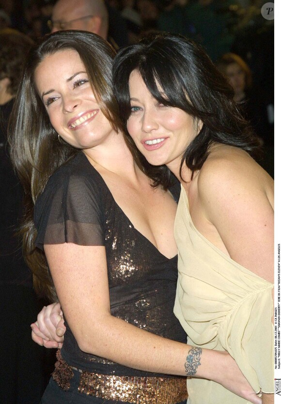 "HOLLY MARIE COMBS" "SHANNEN DOHERTY" 1ERE DU FILM "OCEAN'S ELEVEN" A LOS ANGELES06/12/2001 - 