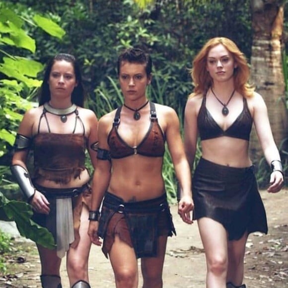 Rose McGowan, Holly Marie Combs et Alyssa Milano dans la série "Charmed". Photo postée sur Instagram le 8 juillet 2019.