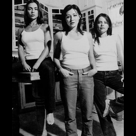 Shannen Doherty, Holly Marie Combs et Alyssa Milano dans la série "Charmed". Photo postée sur Instagram le 23 mai 2019.