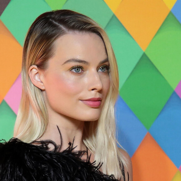 Margot Robbie à la première du film "Birds of Prey: And the Fantabulous Emancipation of One Harley Quinn" au cinéma BFI IMAX à Londres, le 30 janvier 2020.