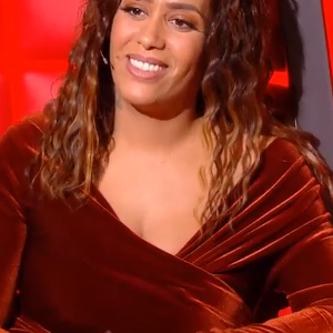 Amel Bent dans "The Voice" - Emission diffusée samedi 8 février 2020, TF1