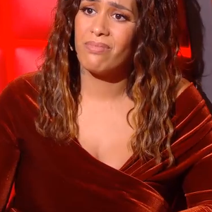 Amel Bent dans "The Voice" - Emission diffusée samedi 8 février 2020, TF1