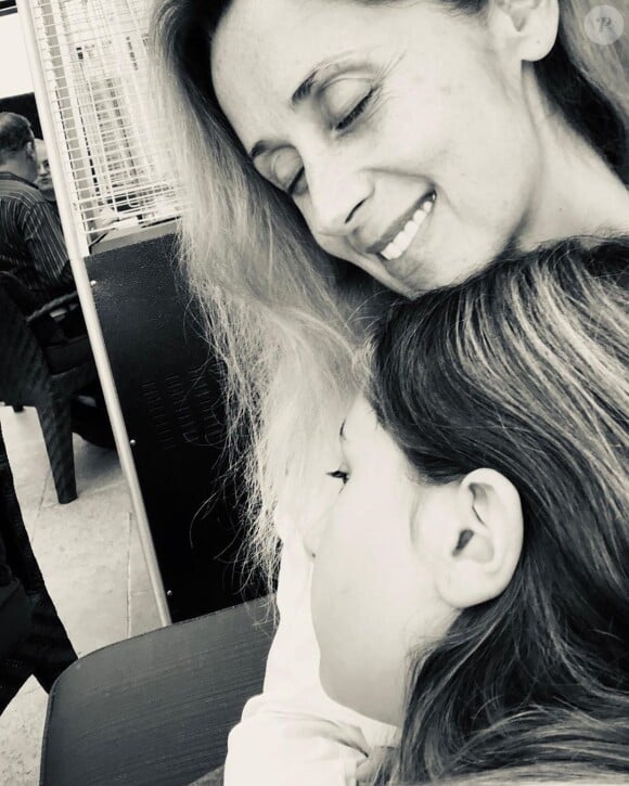 Lara Fabian et sa fille Lou, à Los Angeles, le 22 septembre 2019