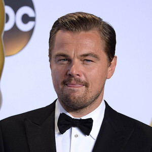 Leonardo DiCaprio (Oscar du meilleur acteur pour le film "The Revenant") - Press Room de la 88ème cérémonie des Oscars à Hollywood, le 28 février 2016.