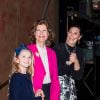 Exclusif - La princesse Estelle de Suède avec sa grand-mère la reine Silvia et sa mère la princesse héritière Victoria lors d'une représentation de "Casse-Noisette" à l'Opéra Royal à Stockholm le 7 décembre 2019.