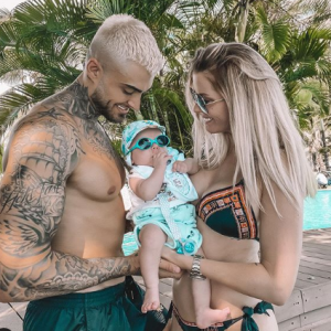 Jessica Thivenin avec son mari Thibault Garcia et leur fils Maylone en vacances à l'île Maurice - Instagram, 28 janvier 2020