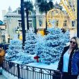 Marie Garet heureuse à Monte-Carlo, le 14 décembre 2019