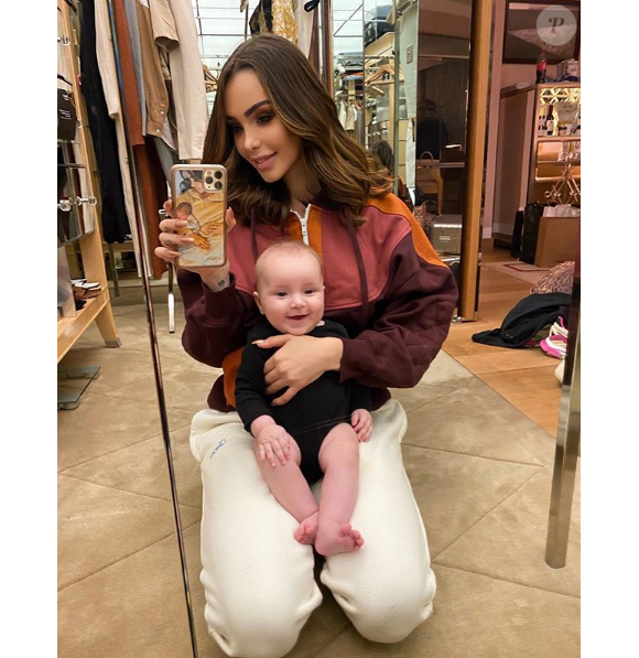 Nabilla et son fils Milann (4 mois) sur Instagram - 2 février 2020