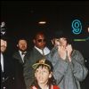 Michael Jackson et son cousin Brett Barnes à Londres en 1992.