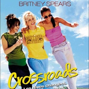 Britney Spears, Taryn Manning et Zoë Saldaña sur l'affiche du film "Crossroads" en 2002.