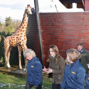 Kate Middleton, duchesse de Cambridge, lors d'une visite à The Ark Open Farm à Newtownards, Irlande, le 12 février 2020.