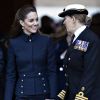 Kate Middleton, duchesse de Cambridge, quitte l'hôpital "Defence Medical Rehabilitation Centre" à Loughborough qu'elle a visité, le 11 février 2020.
