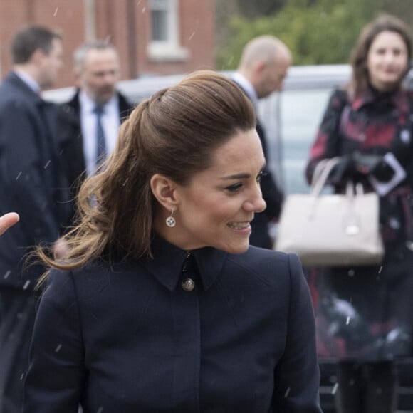 Le prince Charles, prince de Galles, Kate Middleton, duchesse de Cambridge, Camilla Parker Bowles, duchesse de Cornouailles - Visite au centre de réadaptation médicale de la défense Stanford Hall, Loughborough le 11 février 2020.