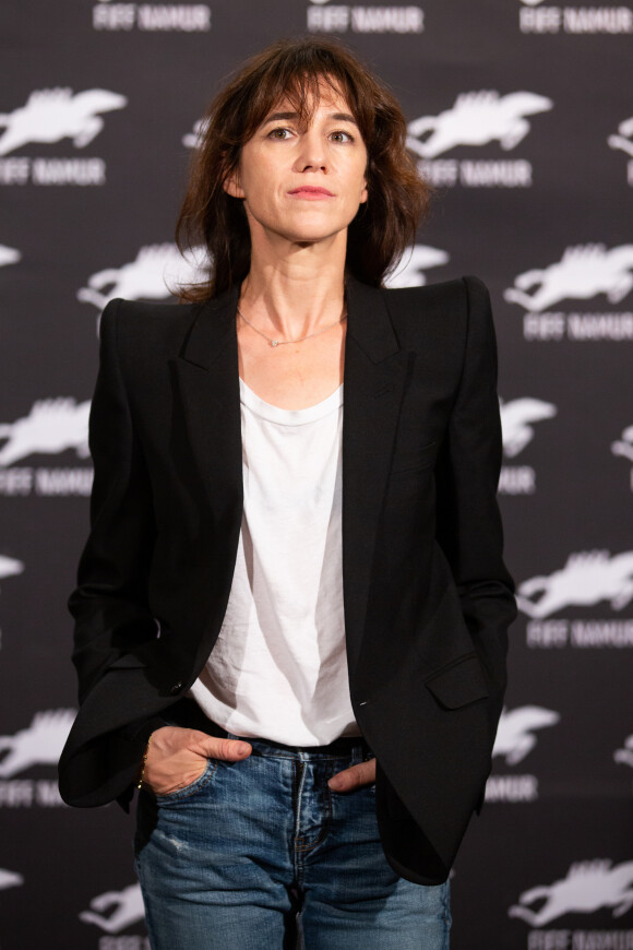Charlotte Gainsbourg lors du photocall de " Mon chien stupide " pour la 34e édition du FIFF - Festival International du Film Francophone de Namur. Belgique, Namur, le 1er octobre 2019.