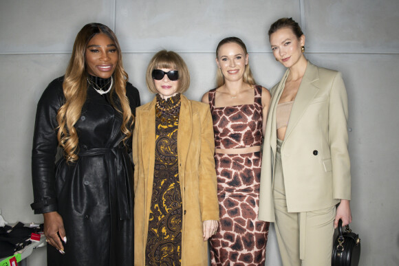 Serena Williams, Anna Wintour, Caroline Wozniacki et Karlie Kloss assistent à la présentation de la nouvelle collection de "S by Serena" à New York. Le 12 février 2020.