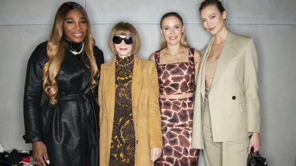 Serena Williams : Glamour en cuir avec Caroline Wozniacki et Karlie Kloss