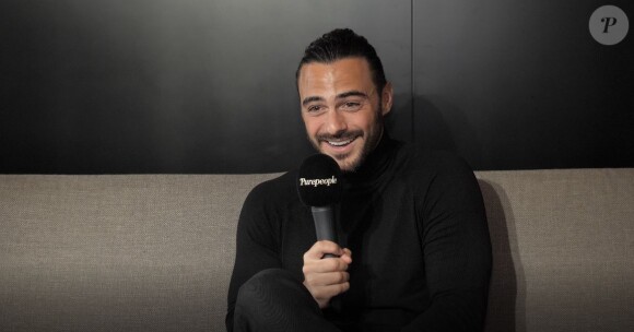 Benjamin Samat des "Marseillais" en interview pour "Purepeople", le 12 février 2020.