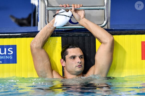 Florent Manaudou remporte la médaille d'argent au 50m nage libre - Championnat d'Europe en petit bassin à Glasgow le 7 décembre 2019.07/12/2019 - Glasgow