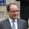 François Hollande - Sorties des obsèques de Jean-Michel Martial en l'église Saint-Roch à Paris le 23 octobre 2019. © Christophe Clovis / Bestimage
