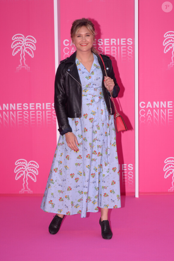 Bérengère Krief lors du photocall de la soirée de clôture de la 2ème édition du "Canneseries" au palais des Festivals à Cannes, France, le 10 avril 2019. © Rachid Bellak/Bestimage