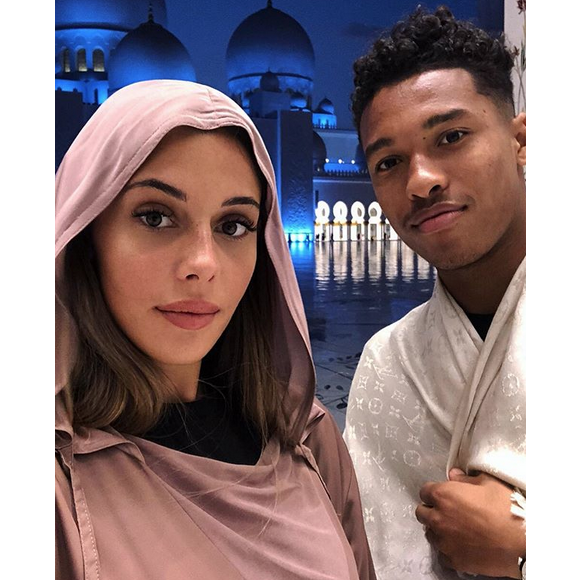 Coralie Porrovecchio et son amoureux Boubacar Kamara en vacances à Dubaï. Décembre 2018.