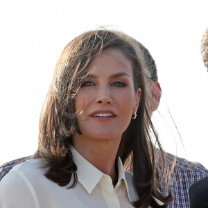 Le roi Felipe VI et la reine Letizia d'Espagne, visitent le parc national "Donana Park" à l'occasion de son 50 ème anniversaire à Almonte, le 14 février 2020.