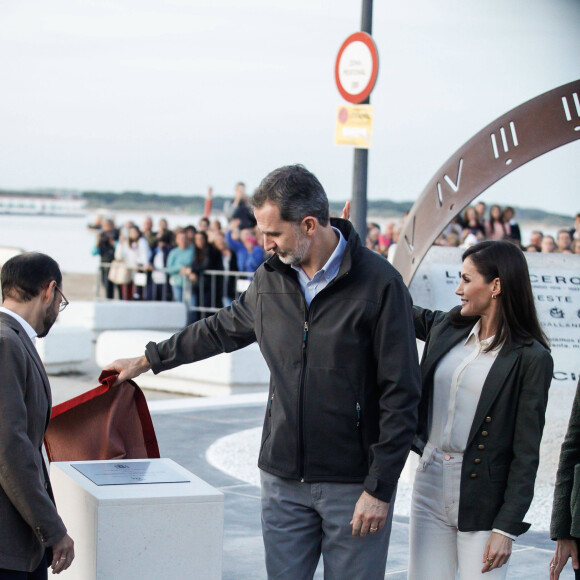 Le roi Felipe VI d'Espagne, La reine Letizia d'Espagne - Visite à Almonte à Huelva et Sanlucar de Barrameda à Cadix, Espagne, 14 février 2020.