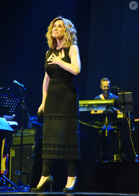 Lara Fabian performs during her concert Camouflage at the Zenith in Paris, France on June 16, 2018. Photo by Alain Apaydin/ABACAPRESS.COM 