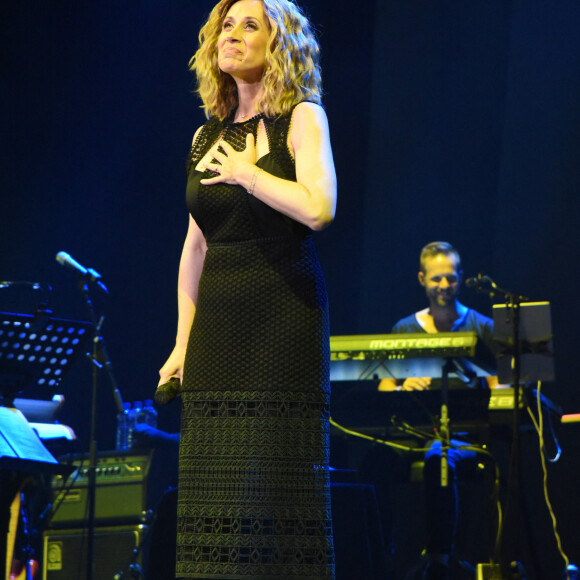 Lara Fabian performs during her concert Camouflage at the Zenith in Paris, France on June 16, 2018. Photo by Alain Apaydin/ABACAPRESS.COM 
