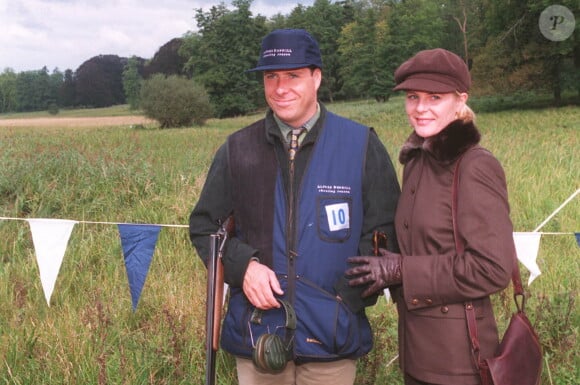 David Linley et son épouse Serena Stanhope au château de Dampierre en 1994.