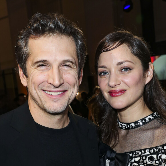 Guillaume Canet et sa compagne Marion Cotillard (en Chanel) - Intérieur du dîner Chanel des révélations César 2020 au Petit Palais à Paris, le 13 janvier 2020. © Olivier Borde/Bestimage