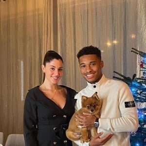 Coralie Porrovecchio et Boubacar Camara à Noël, le 24 décembre 2019, sur Instagram