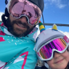 Laurent Ournac avec sa fille Capucine au ski - 18 février 2020, Instagram