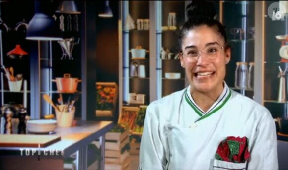 Justine Piluso, candidate de "Top Chef 2020", le 19 février 2020, sur M6
