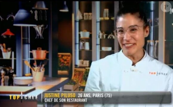 Justine Piluso, candidate de "Top Chef 2020", le 19 février 2020, sur M6