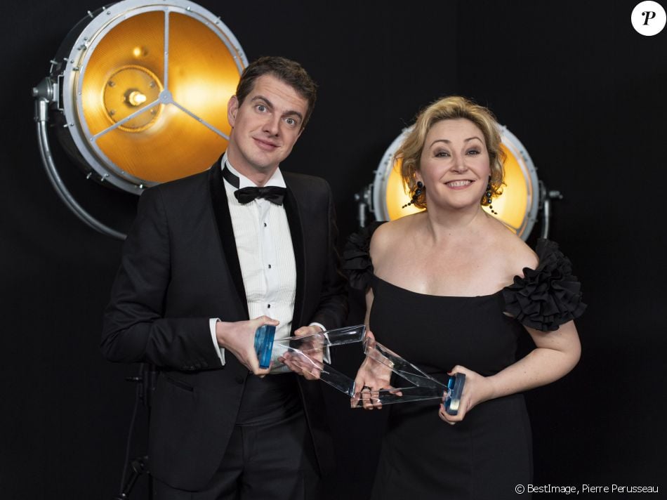 Exclusif Philippe Jaroussky (Victoire d'Honneur pour l'ensemble de sa carrière) et Karine Exclusif Philippe Jaroussky (Victoire d'Honneur pour l'ensemble de sa carrière) et Karine