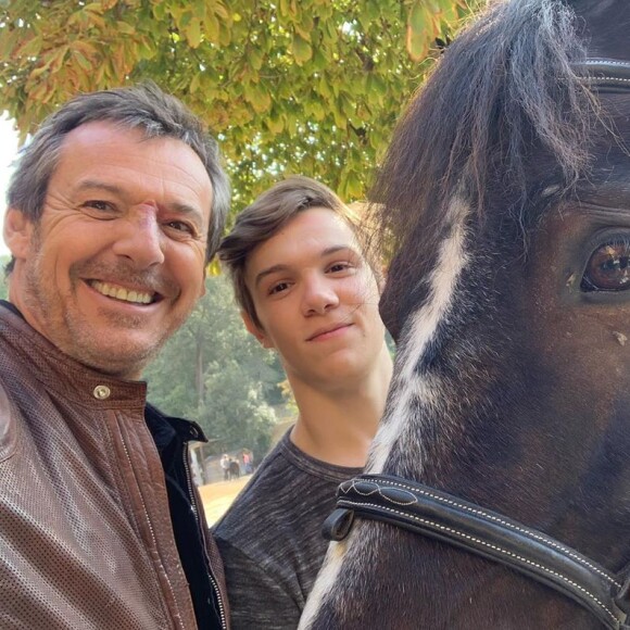 Jean-Luc Reichmann avec Lenni-Kim, le 15 octobre 2019, à Marseille