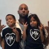 Booba avec ses enfants Luna et Omar. Photo publiée sur Instagram en décembre 2018.