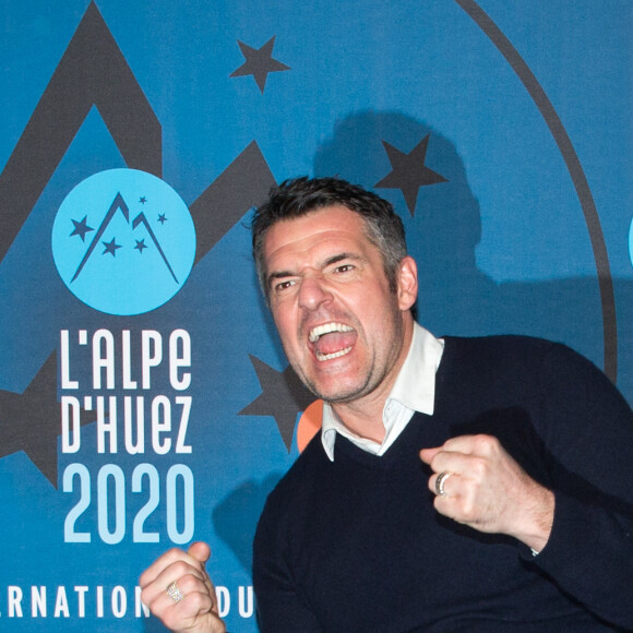 Arnaud Ducret lors du photocall du troisième jour de la 23ème édition du festival international du film de comédie l'Alpe d'Huez, Isère, France, le 16 janvier 2020. © Cyril Moreau/Bestimage