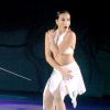 Stéphane Bernadis et Sarah Abitbol à la premiere de 'Holiday on Ice' au Zenith en 2004.
