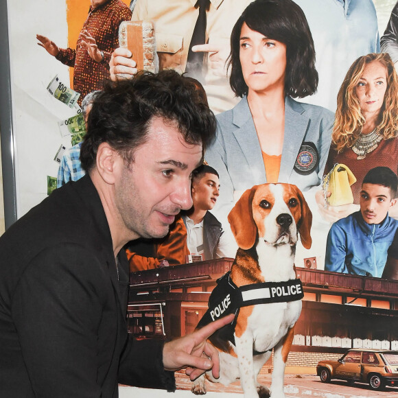 Michael Youn lors de l'avant-première du film "Lucky" au cinéma Max Linder Panorama à Paris, France, le 25 février 2020. © Coadic Guirec/Bestimage