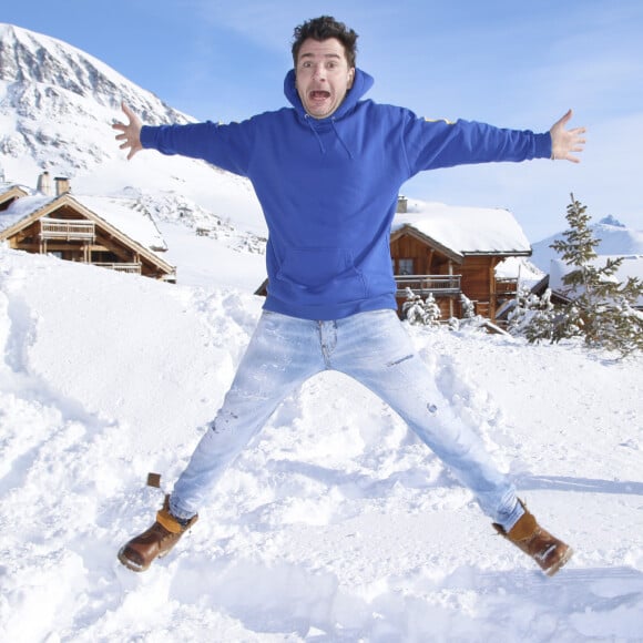 Michaël Youn au photocall du film "Lucky" lors du 23ème festival international du film de comédie de l'Alpe d'Huez, le 18 janvier 2020. © Christophe Aubert via Bestimage