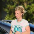 Britney Spears à la sortie de son cours de yoga à Los Angeles, le 27 juin 2019.