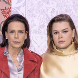 La princesse Stéphanie de Monaco et sa fille Camille Gottlieb lors du défilé de mode prêt-à-porter "Alter" automne-hiver 2020/2021 lors de la semaine de la mode à Paris, France, le 25 février 2020. © Olivier Borde/Bestimage