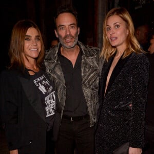 Anthony Delon, Sveva Alviti et Carine Roitfeld lors de la soirée CR x Redemption organisée à l'hôtel Crillon à Parisle 28 février 2020.