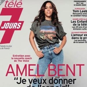 Amel Bent en couverture de "Télé 7 Jours", programmes du 7 au 13 mars 2020.