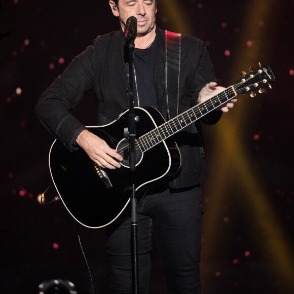 Exclusif - Patrick Bruel - Enregistrement de l'émission "La Boîte à secrets 3" à Paris, présentée par F.Bollaert, et qui sera diffusée le 7 février sur France 3. Le 22 janvier 2020 © Tiziano Da Silva / Bestimage