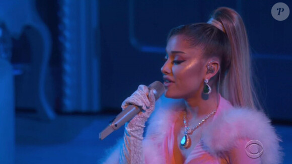 Ariana Grande lors de la 62e édition de la soirée des Grammy Awards à Los Angeles, Californie, Etats-Unis, le 26 janvier 2020.
