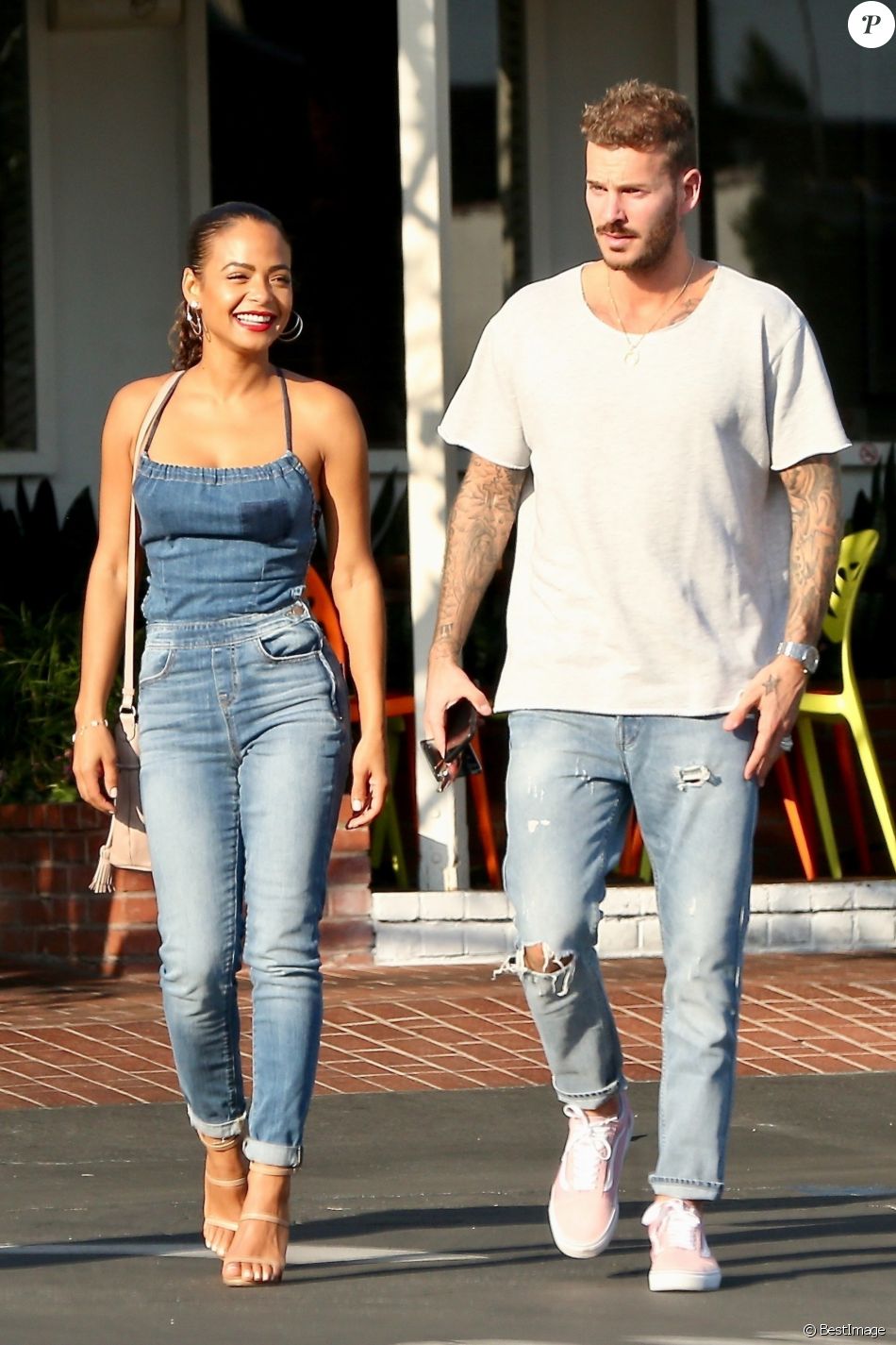 Matt Pokora Et Sa Compagne Christina Milian Sont Allés Déjeuner En ...